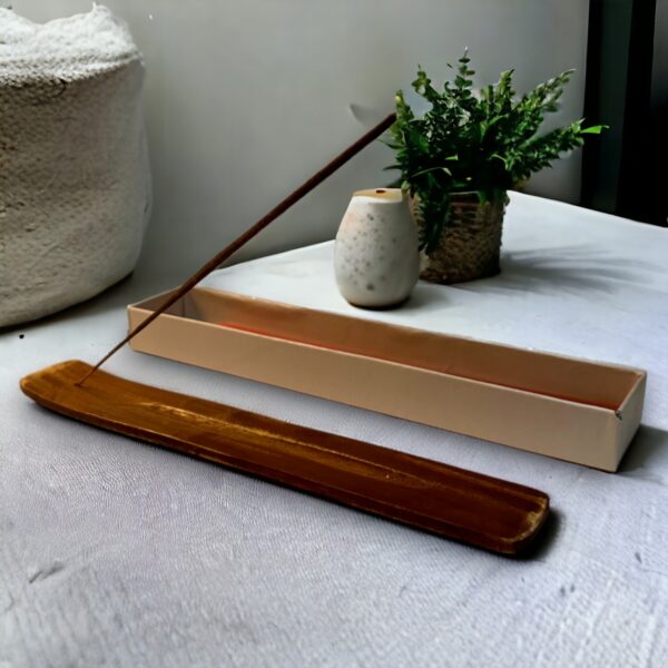 Pack of 2 Natural Lavender Incense Sticks | | Free Wooden Stand | Handmade, Sulphur & Charcoal Free | 100% Organic Agarbatti - Image 4