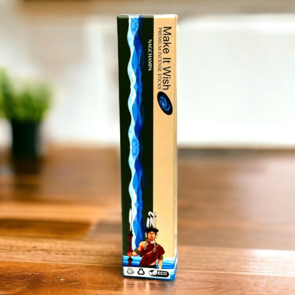 Pack of 2 Natural Incense Sticks - Nagchampa Fragrances | Free Wooden Stand | Handmade, Sulphur & Charcoal Free, 100% Organic Agarbatti