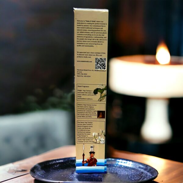 Pack of 2 Natural Incense Sticks - Nagchampa Fragrances | Free Wooden Stand | Handmade, Sulphur & Charcoal Free, 100% Organic Agarbatti - Image 3