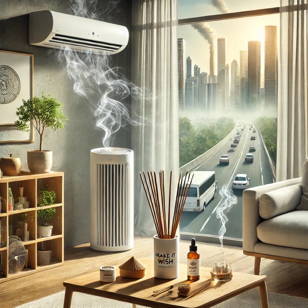 Air purifier vs chemical incense sticks